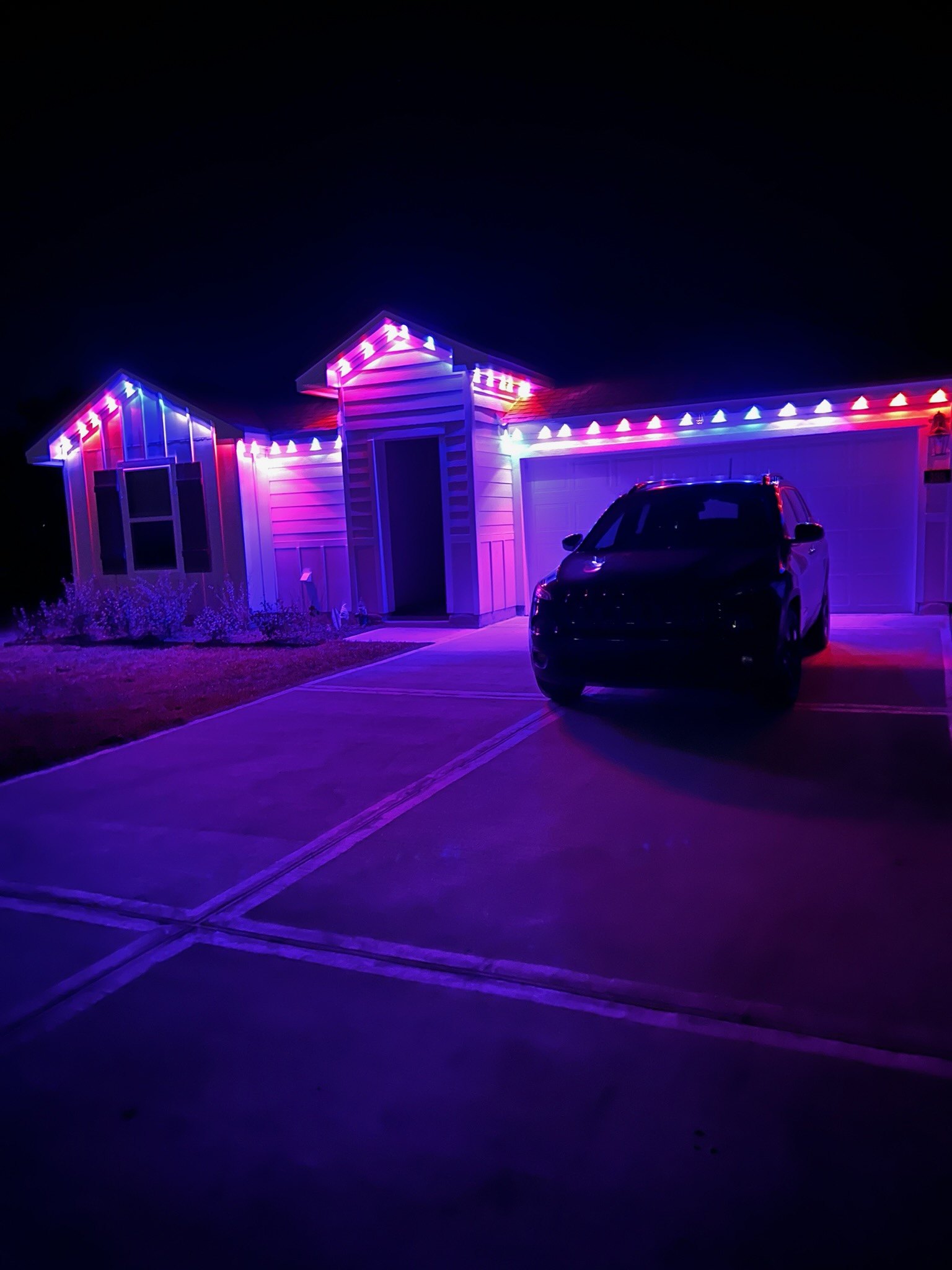 Entry Series permanent lighting by Holcombe and Lindsey