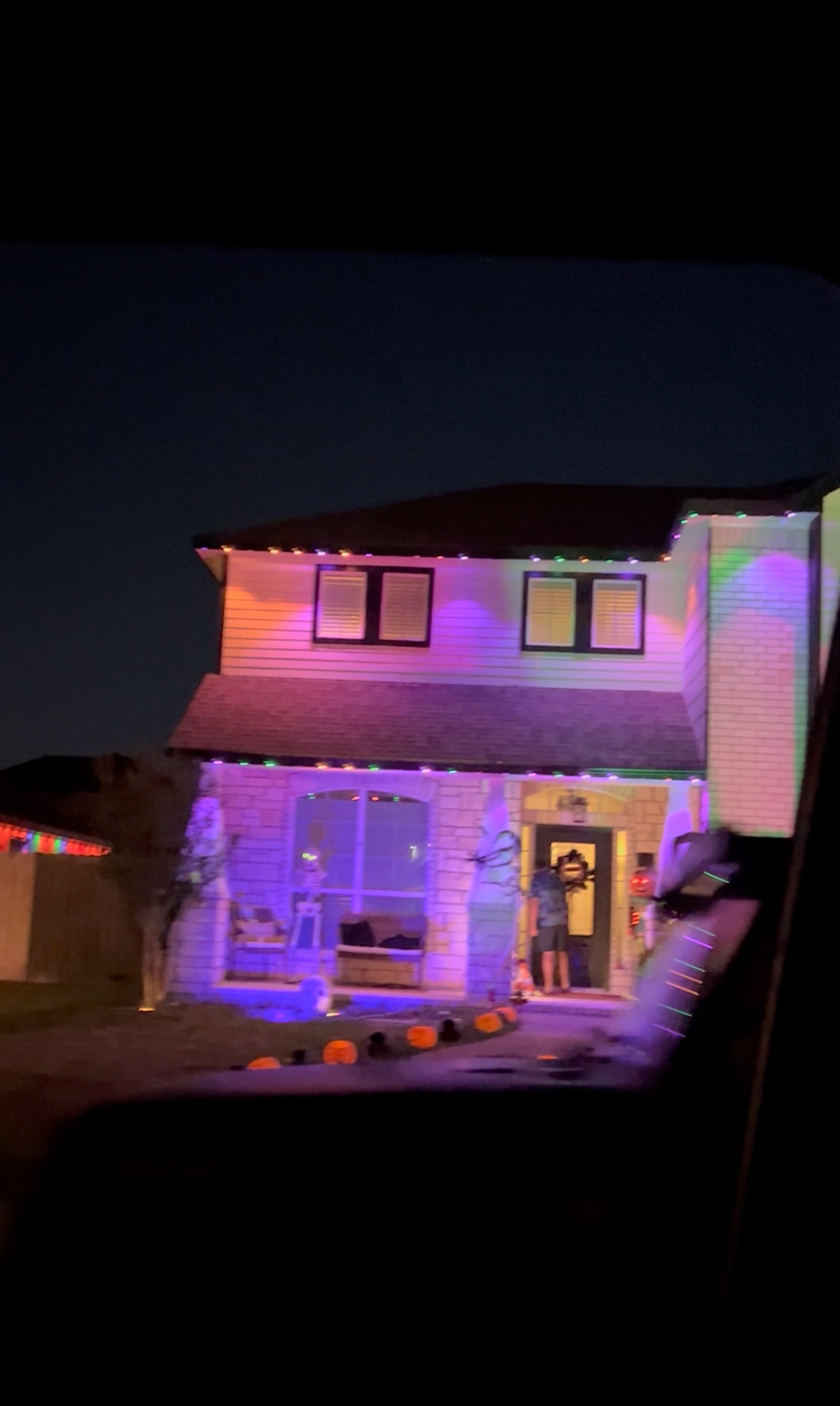 Halloween Purple Scene